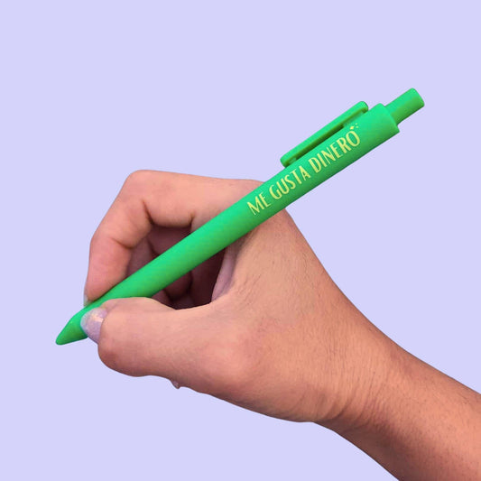 Me Gusta Dinero Green Ink Pen