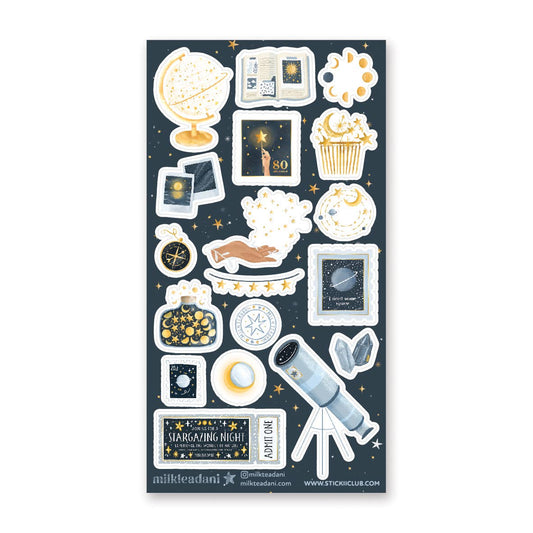Stargazing Night Sticker Sheet