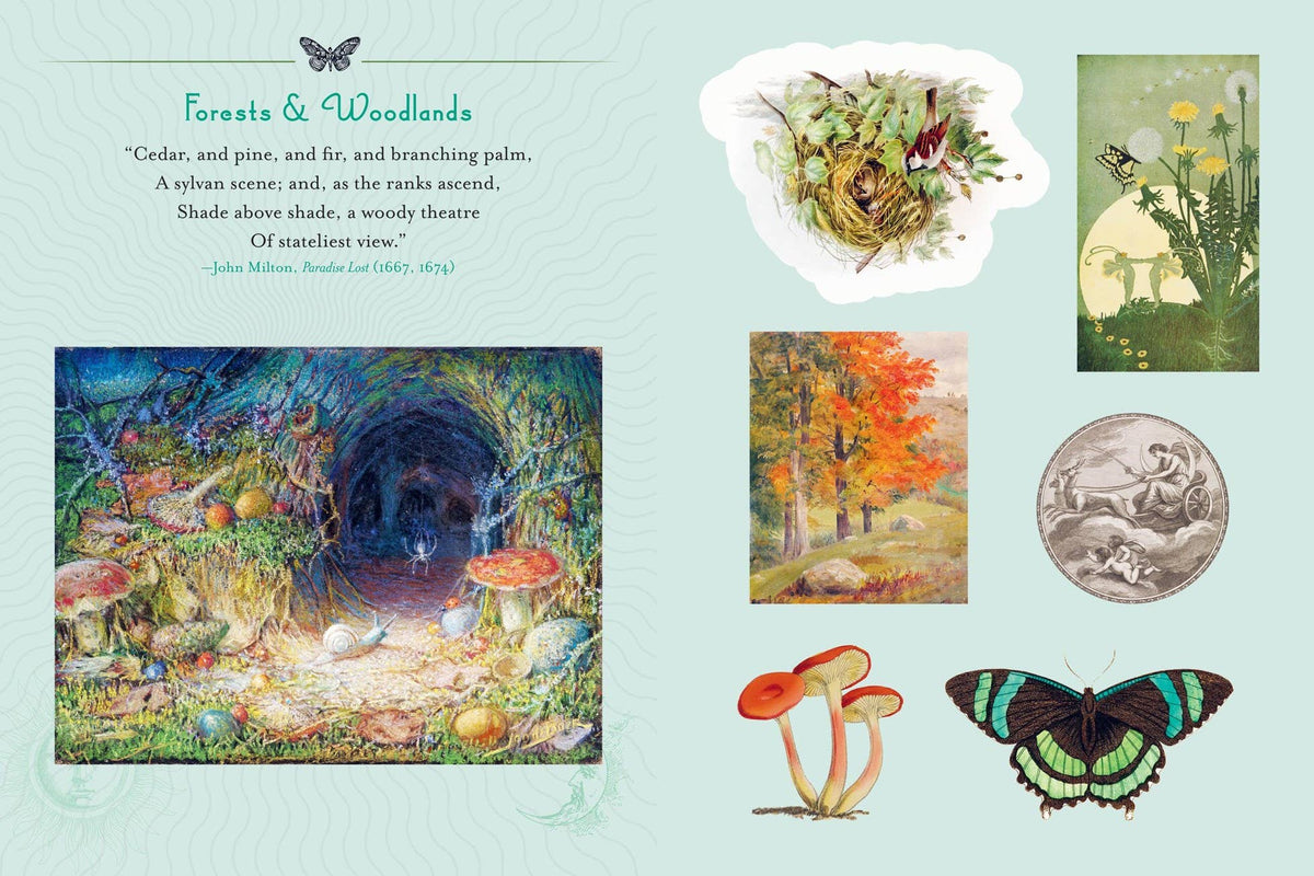 Mystical Earth Sticker Book