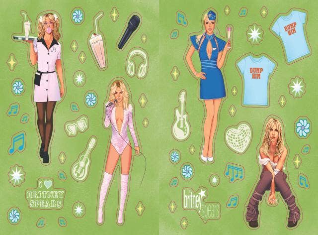 The Official Britney Spears Sticker Book