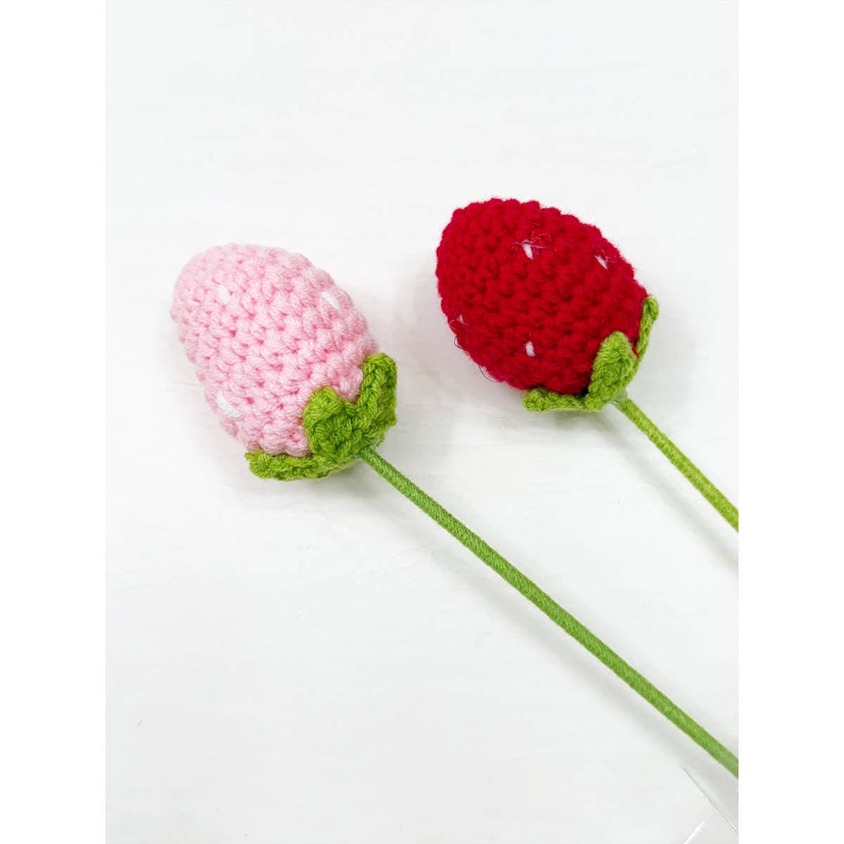 Handmade Crochet Strawberry Bouquet