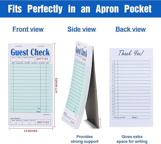 Guest Check Books