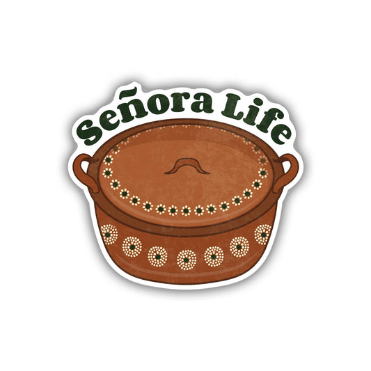 Señora Life Mexican Vinyl Sticker