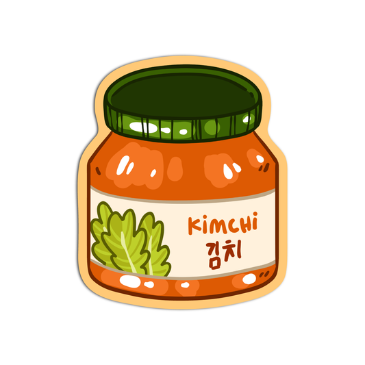 Kimchi Vinyl Textured Sticker