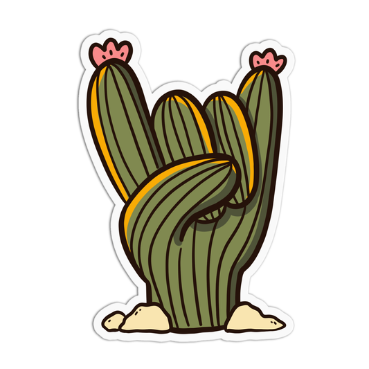 Nature Cactus 2 Vinyl Waterproof Stickers