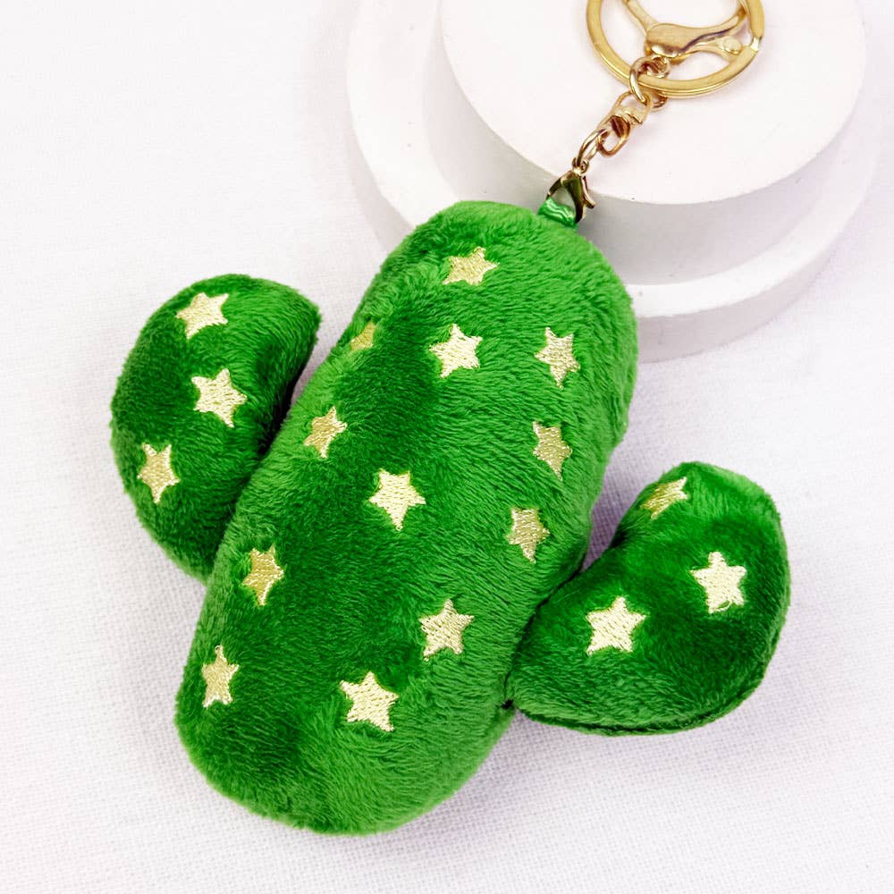 Cactus Plushie Key Chain