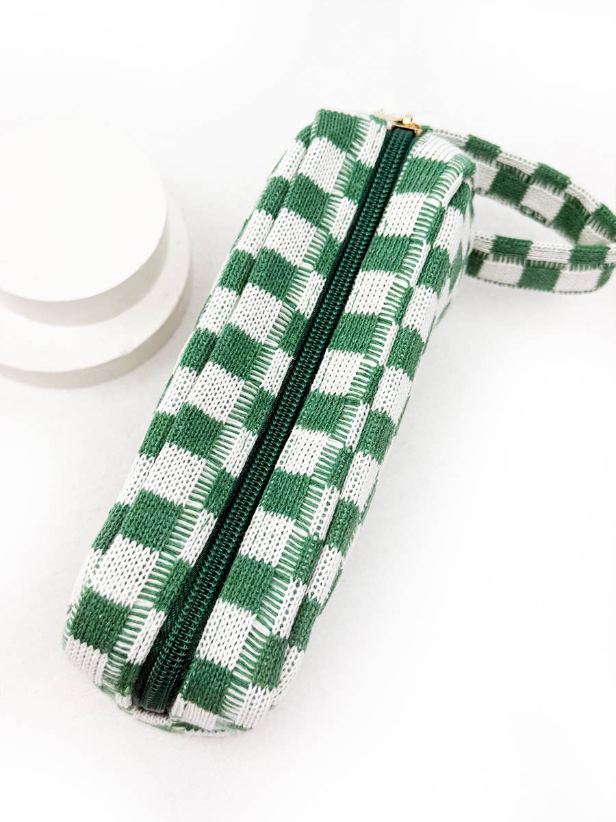 Checkered Pencil Pouch