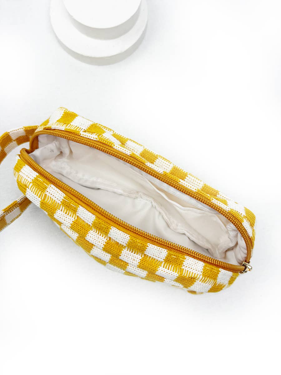 Checkered Pencil Pouch