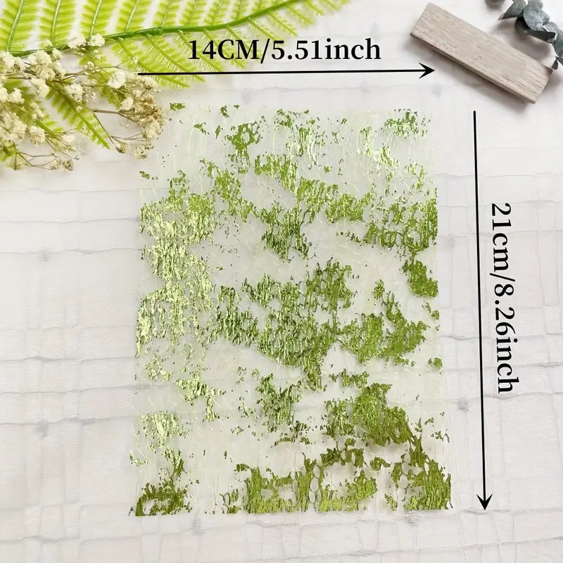 Metallic Foil Lace Gauze
