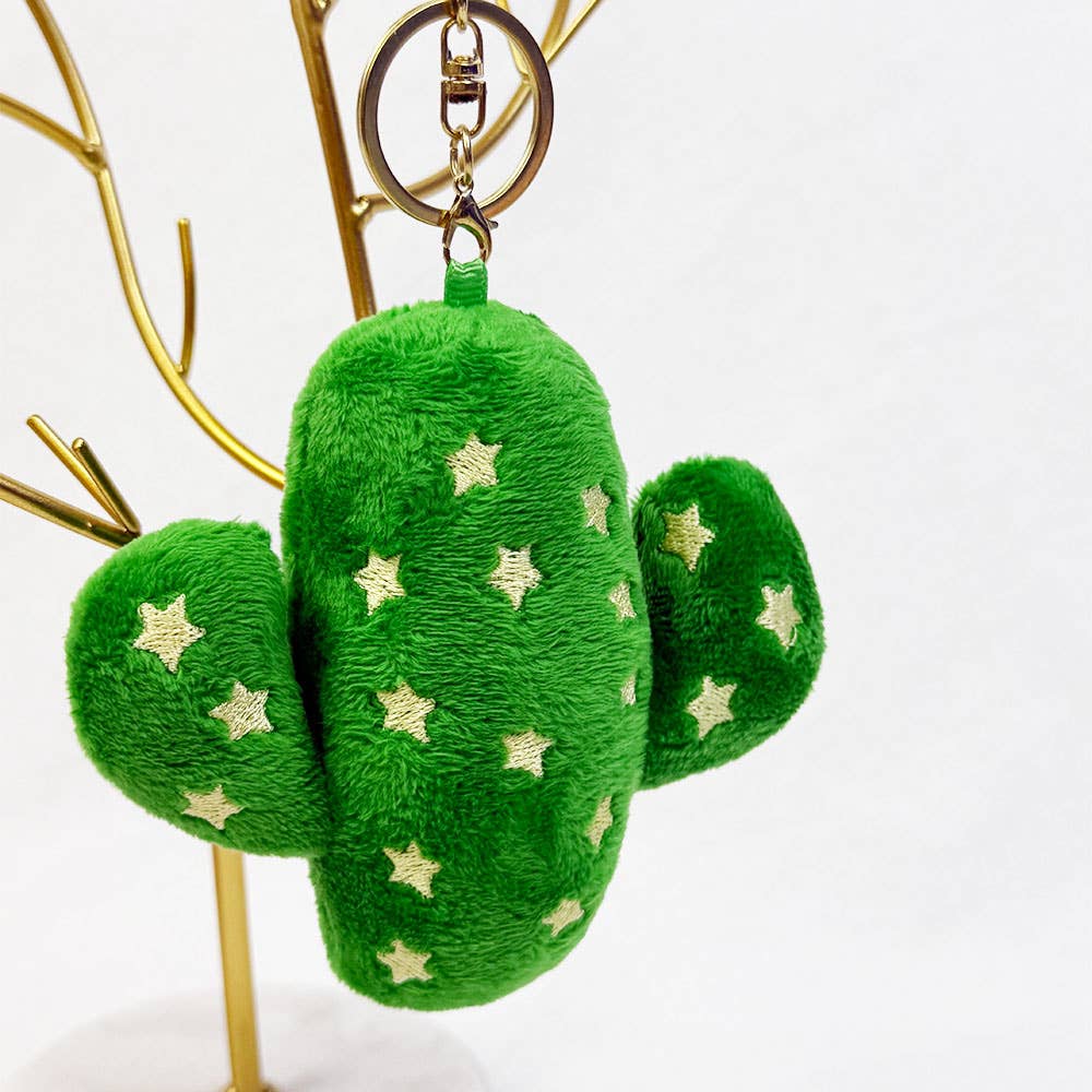 Cactus Plushie Key Chain