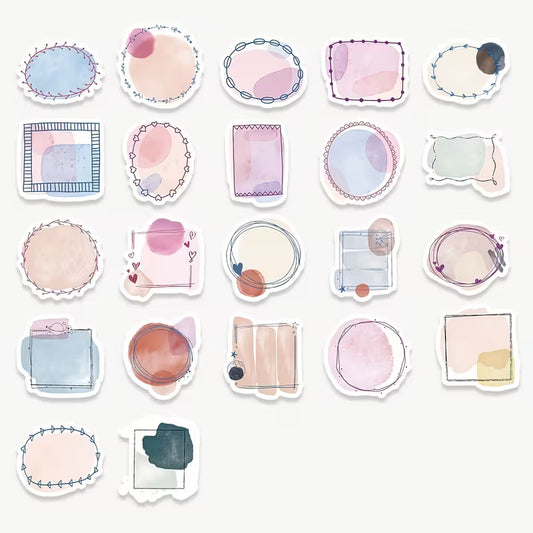 Colored Bubble Small Stickers