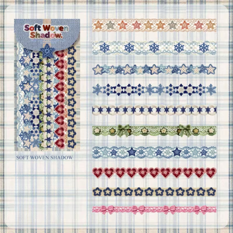 Mocard Embroidery Washi Tape Stickers