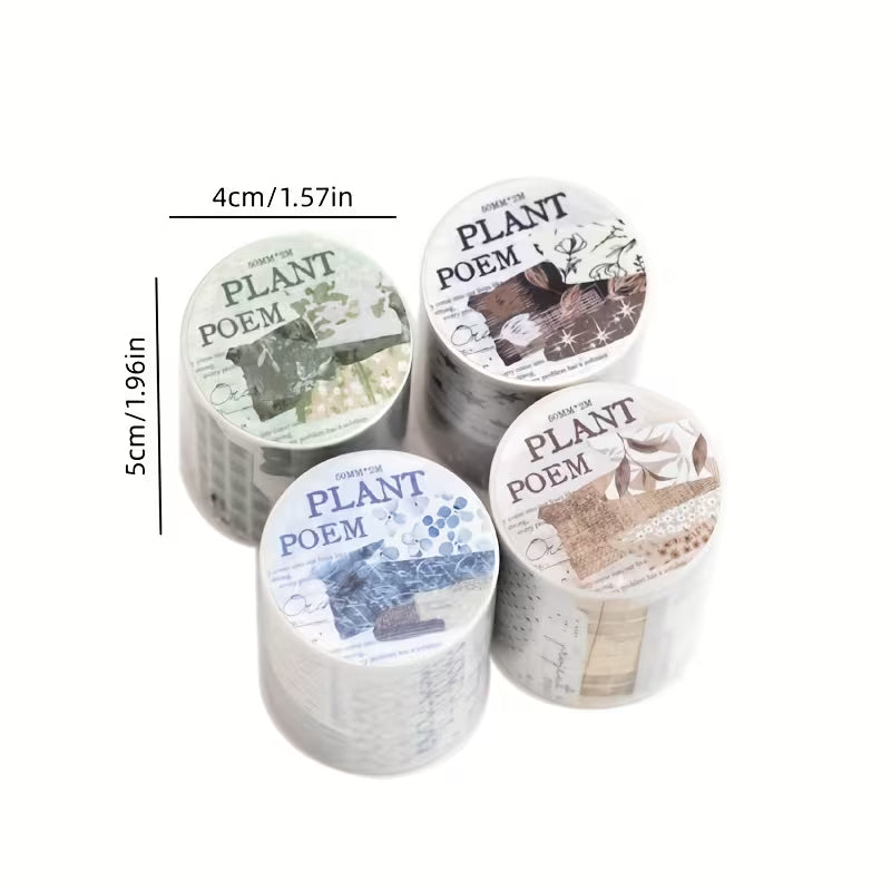 Plant Poem Washi Tape