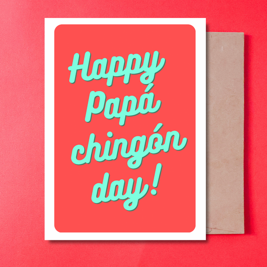 Father’s Day funny card with envelope