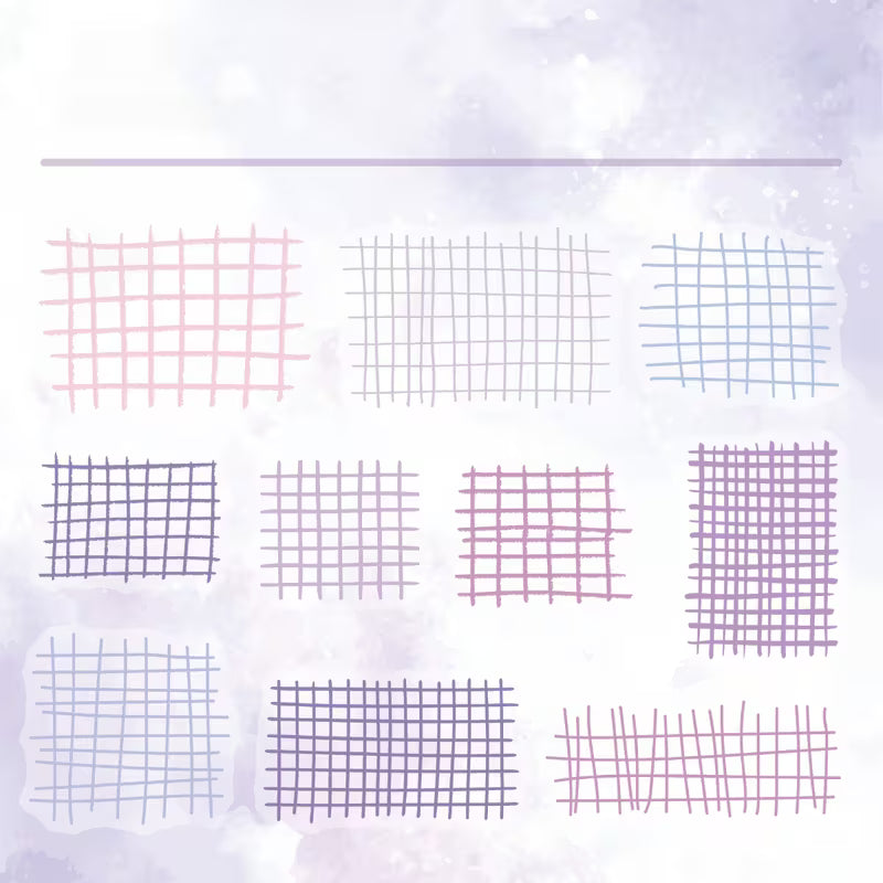 Grid Ryme Stickers