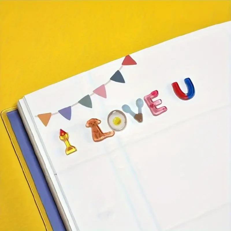 Cartoon Letter Stickers