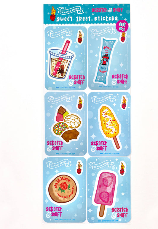 SCRATCH & SNIFF Sweet Sticker Pack (SET 2)