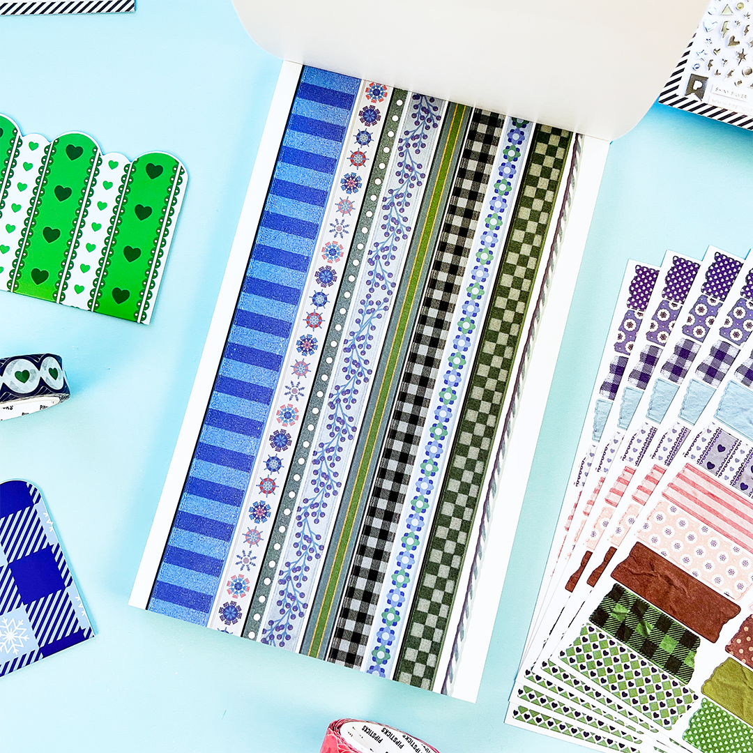 Pipsticks Winter Whimsy Junk Journal Sticker Book