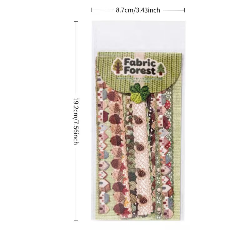Mocard Embroidery Washi Tape Stickers