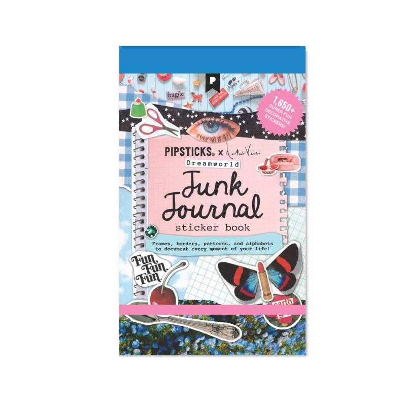 Haricot Vert Dreamworld Junk Journal Sticker Book Pipsticks
