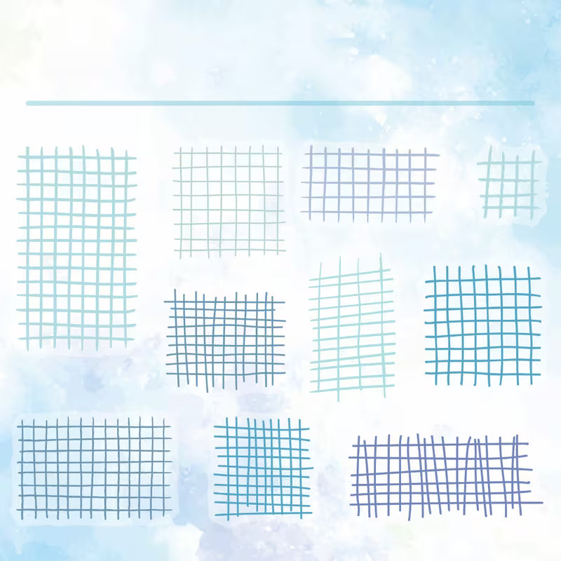 Grid Ryme Stickers