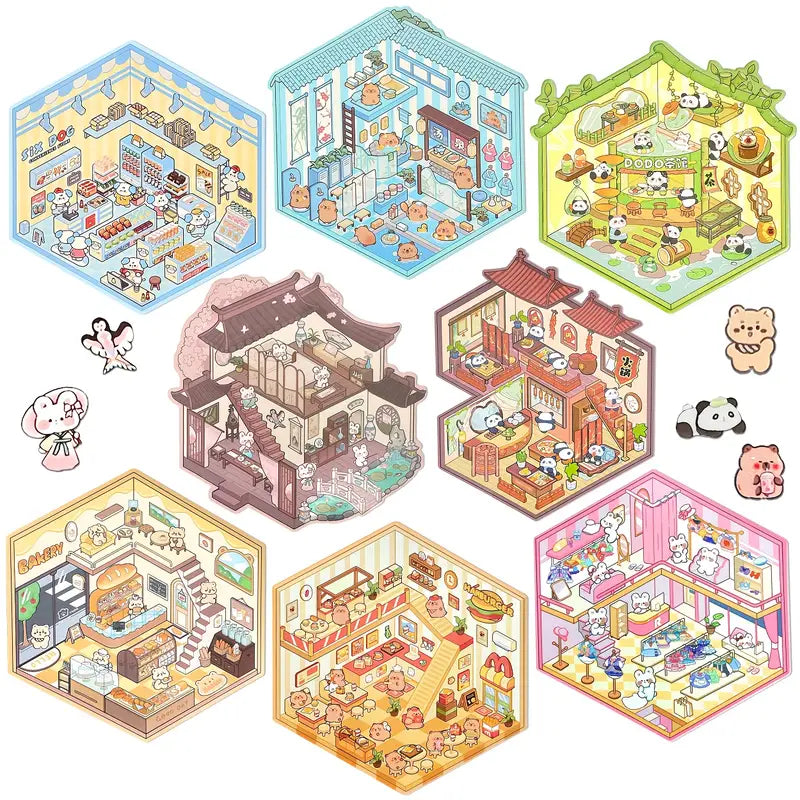 3D Sticker Scenes