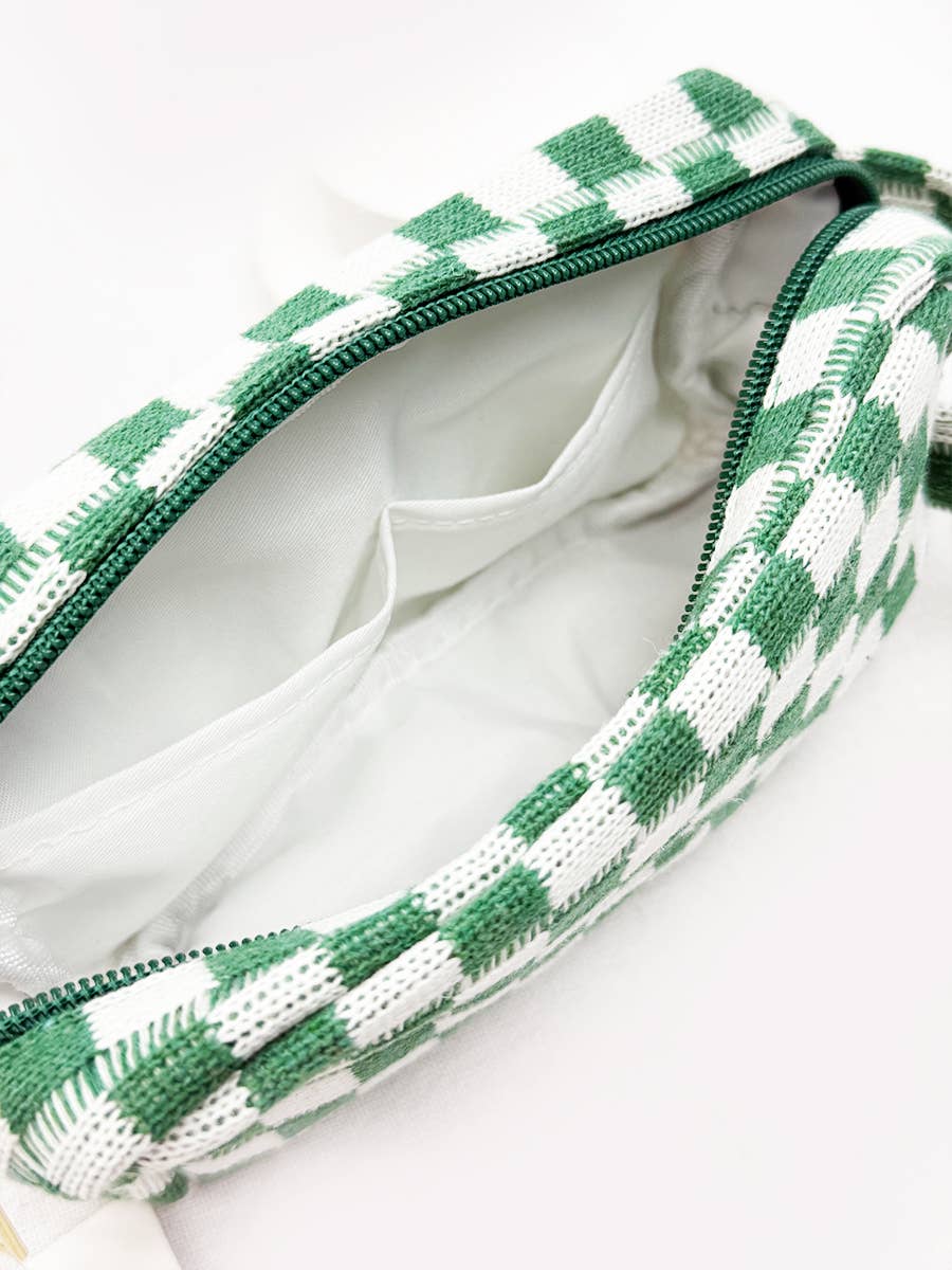 Checkered Pencil Pouch