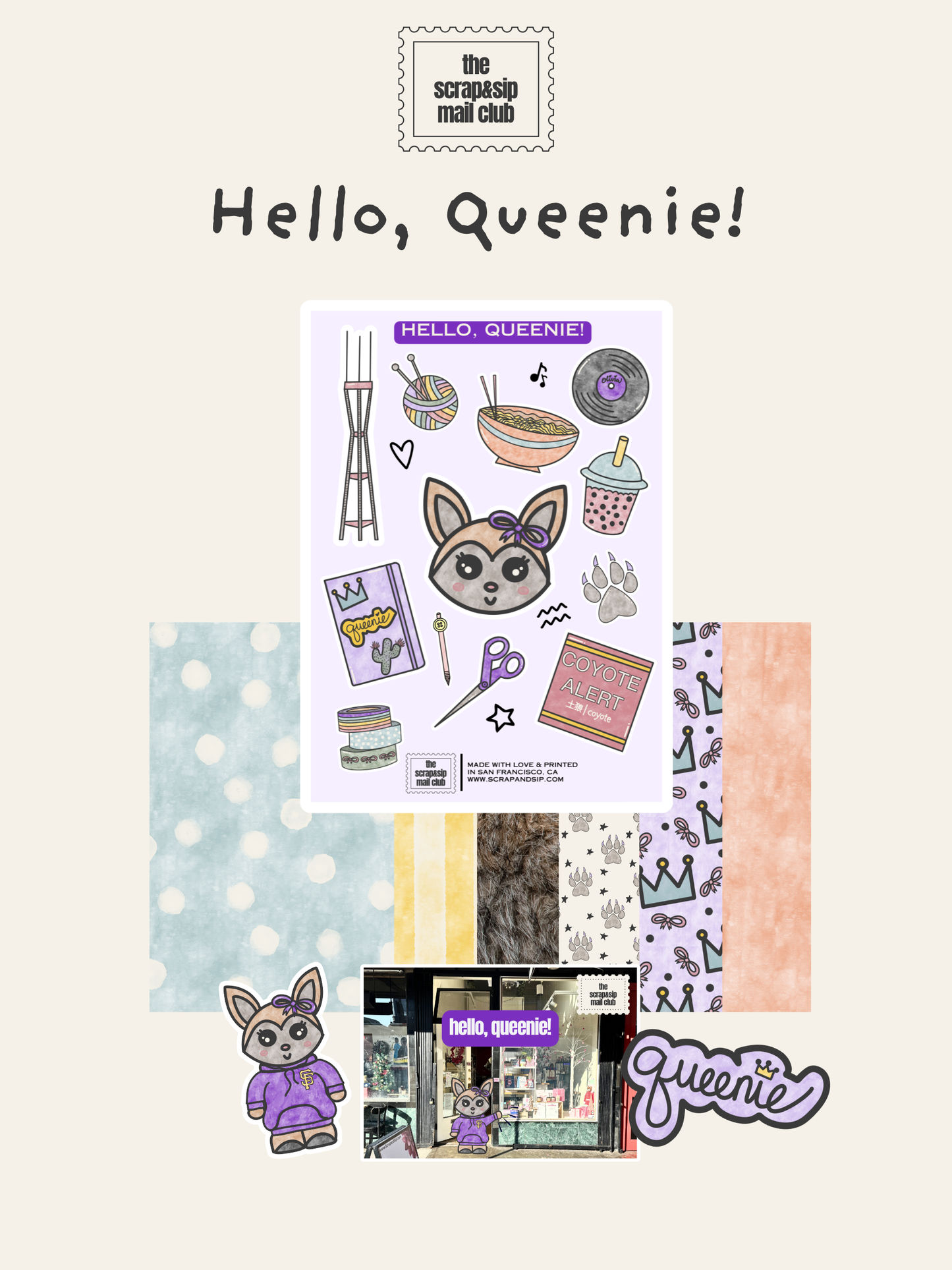 Scrap&Sip Mail Club | The Curated Queen