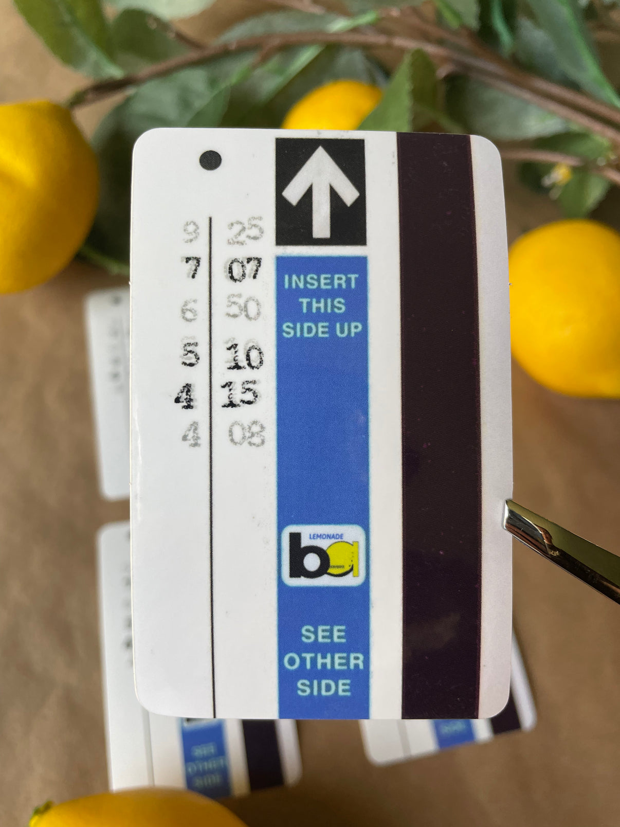 BART Ticket Sticker