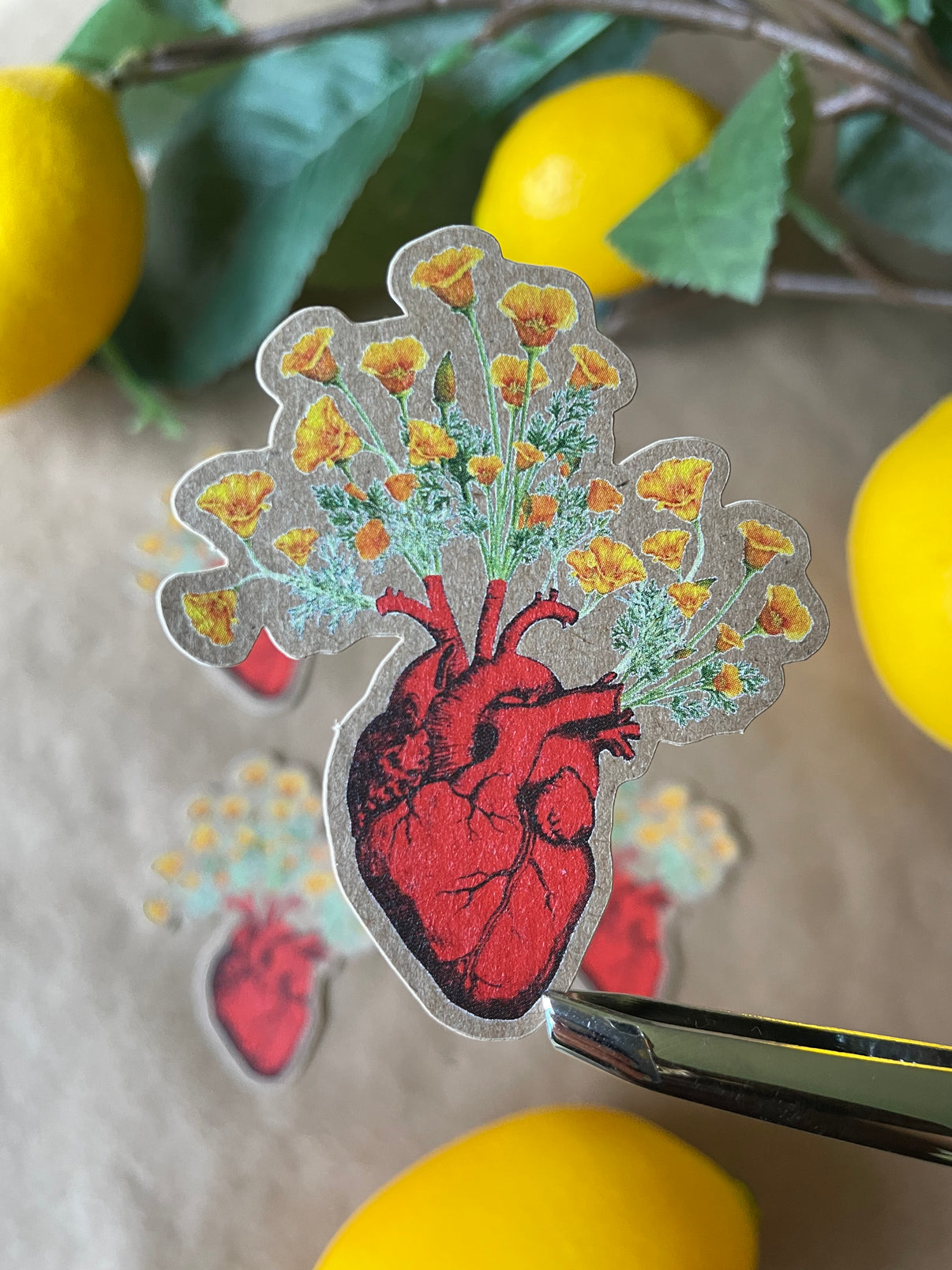 California (Poppy) Love Sticker
