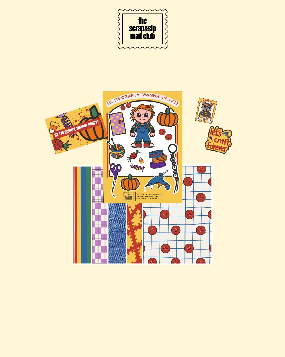 Scrap&Sip Mail Club | The Curated Queen