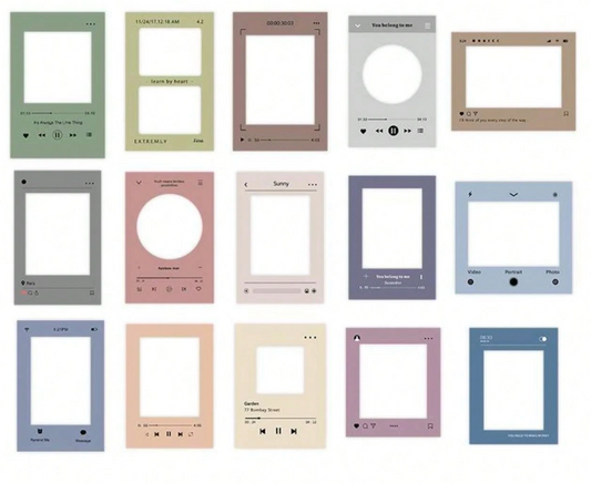 PET Sticker Frames