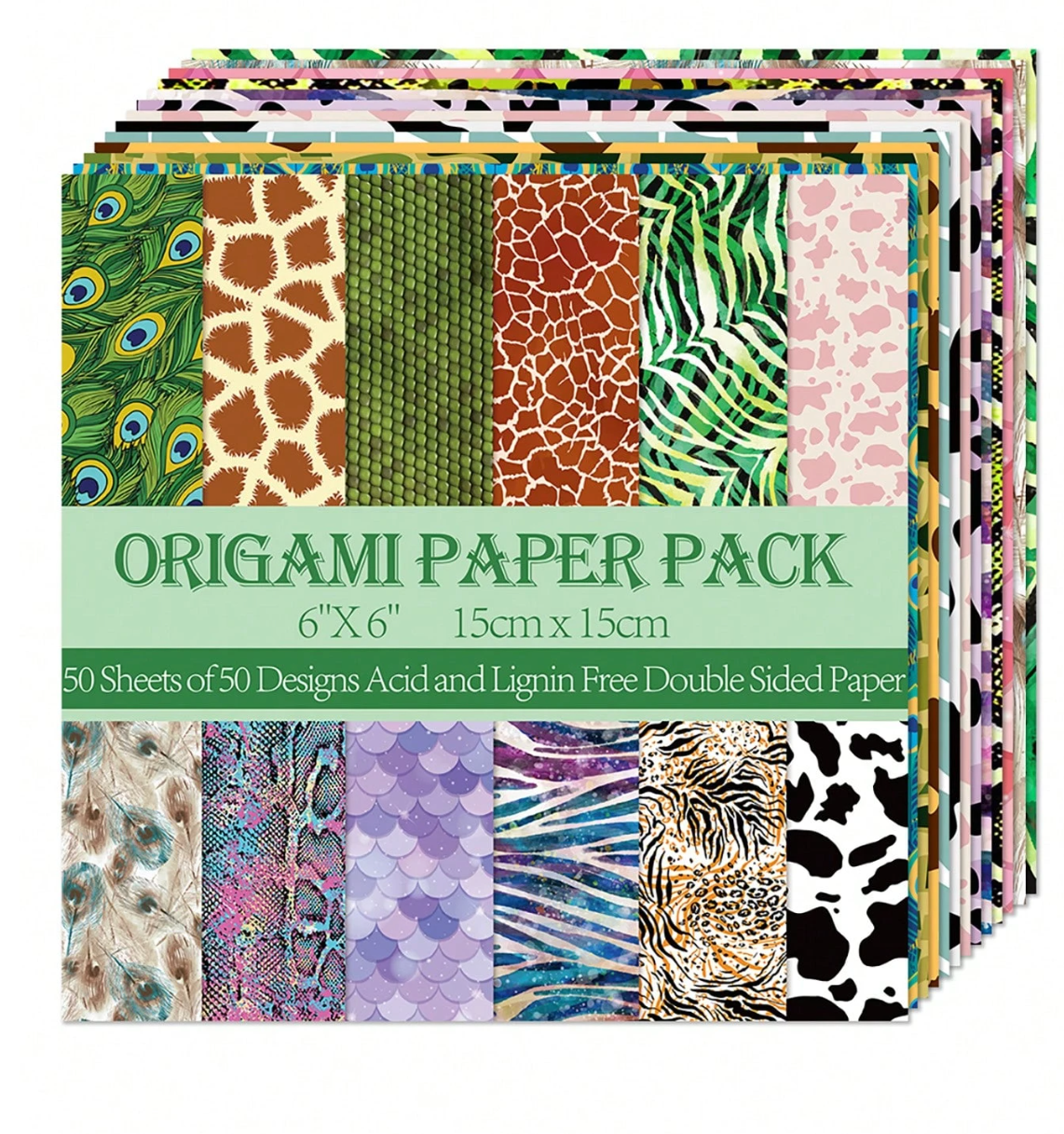 Origami Paper Pack | Animal Print