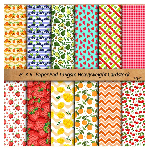 Fruit Journaling Paper