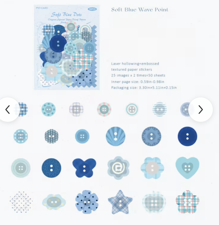 Mocard Button Stickers