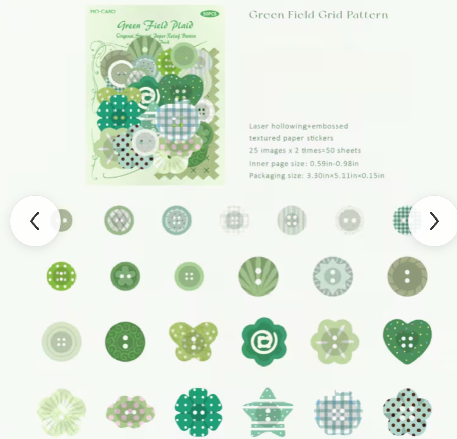 Mocard Button Stickers