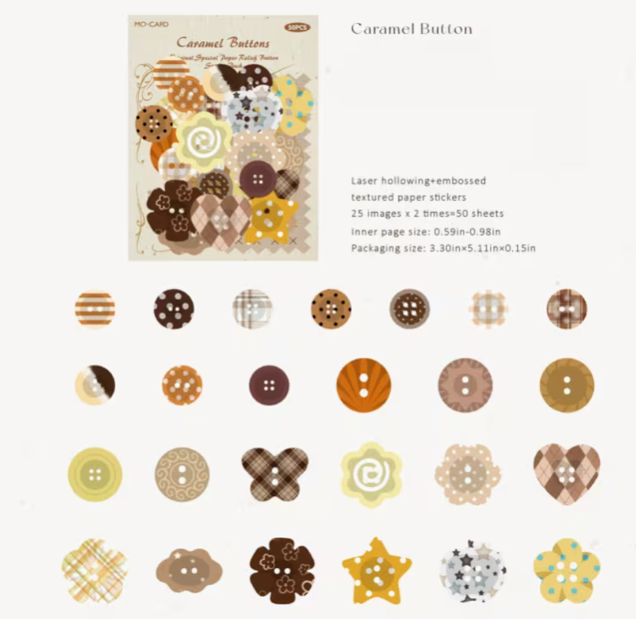 Mocard Button Stickers