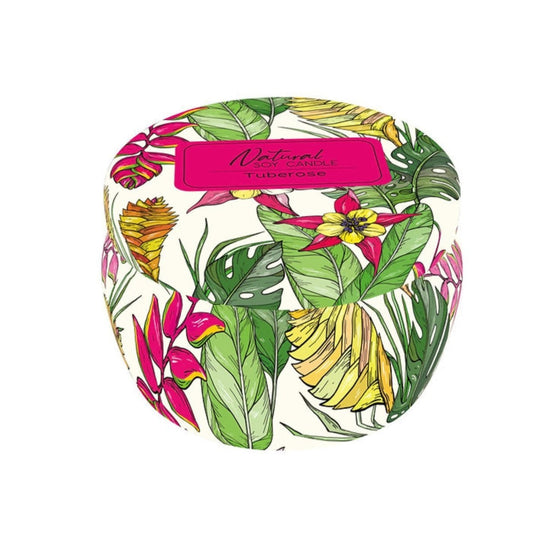 Tuberose Crackling Slow Burn Candle, 8oz