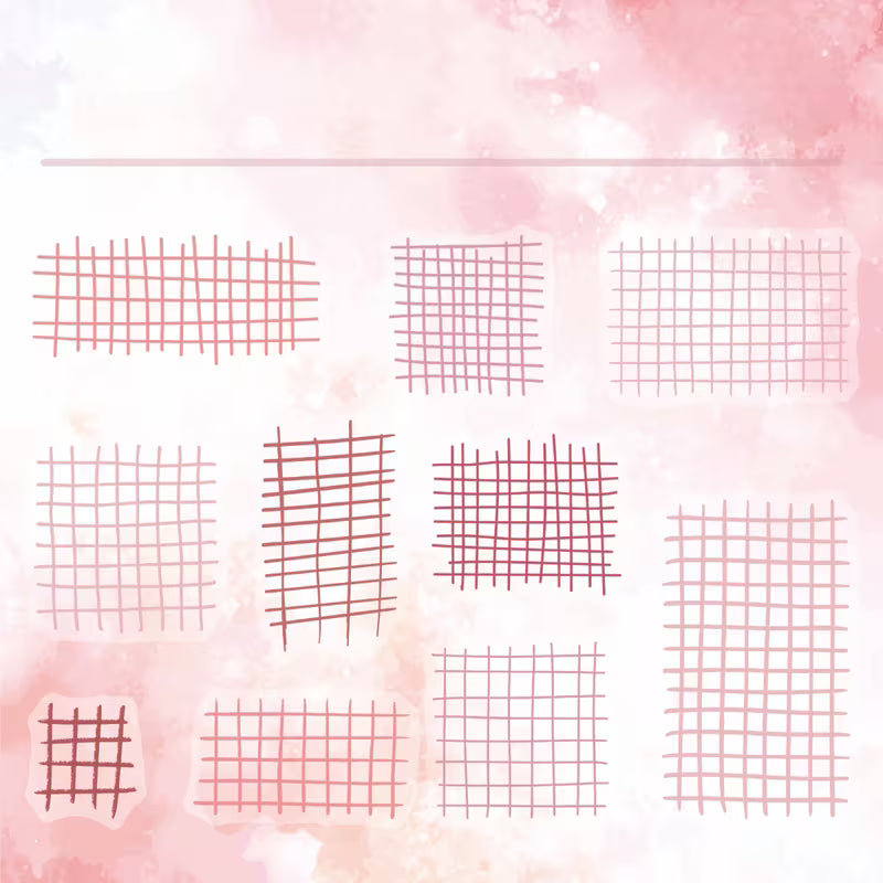 Grid Ryme Stickers