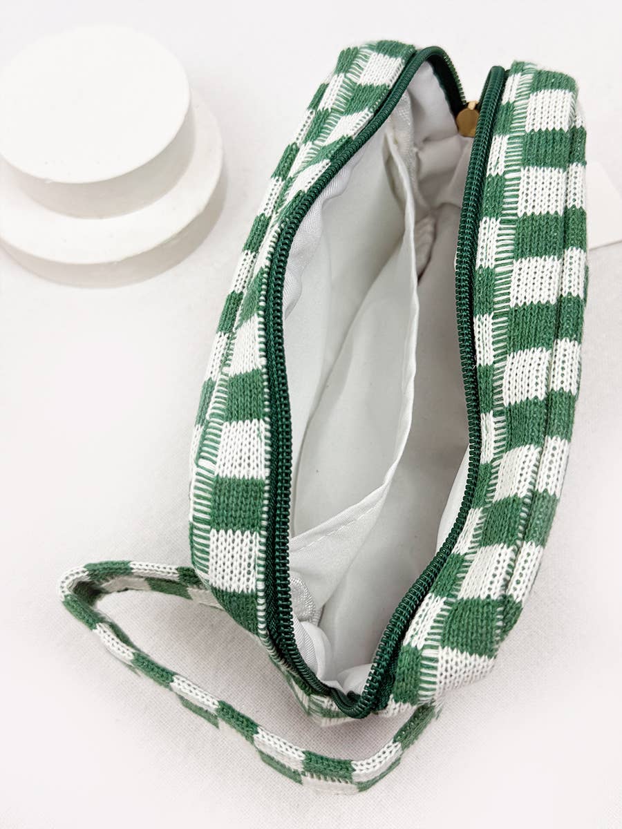 Checkered Pencil Pouch
