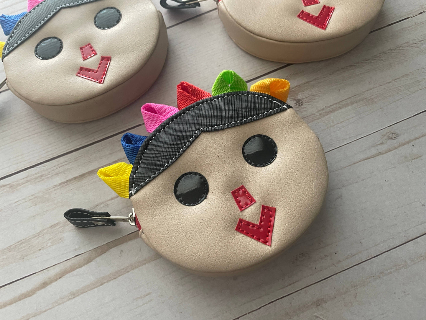 Mexican Doll Lele Kawaii Faux Leather Coin Purse