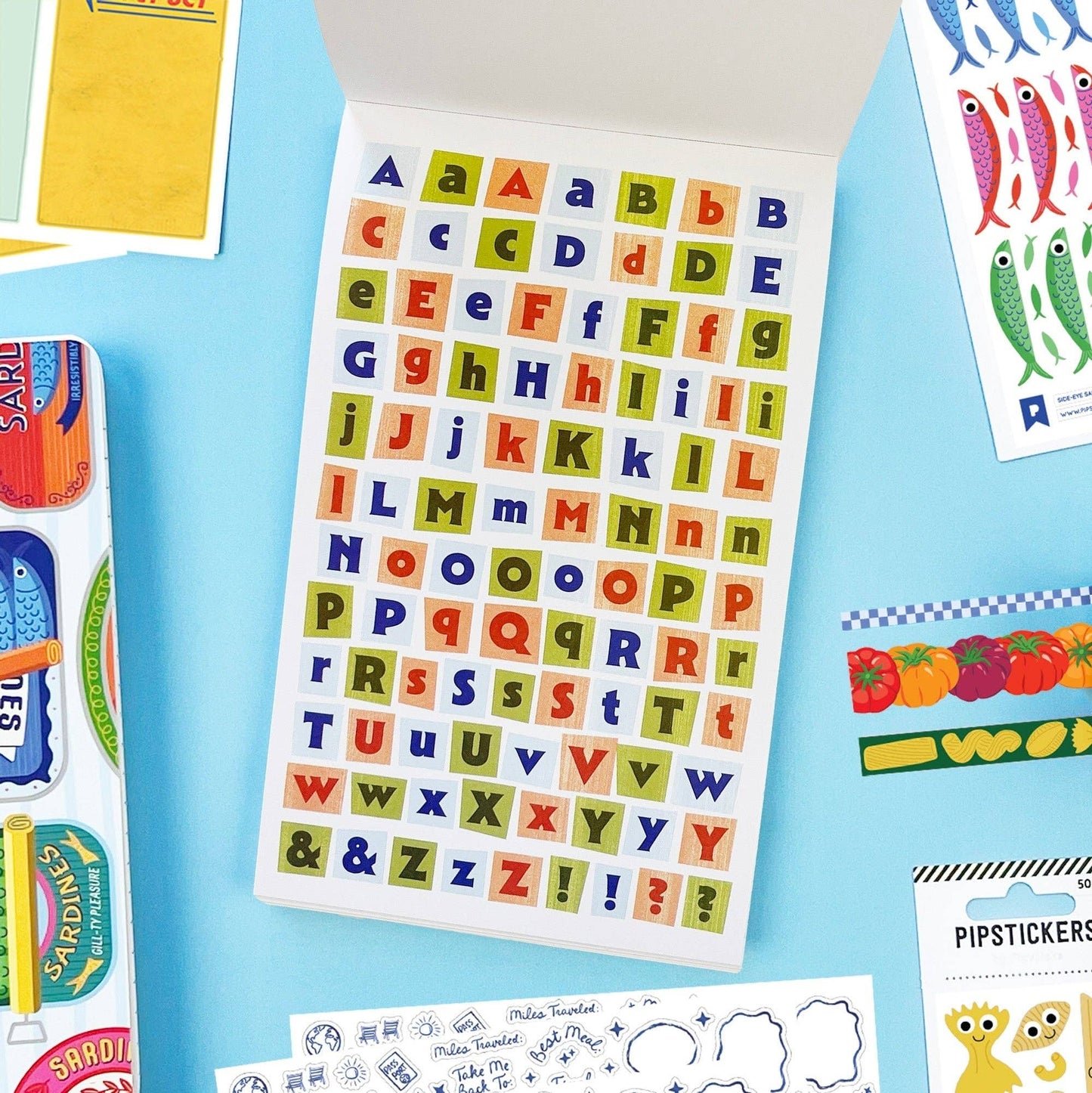 Pipsticks La Dolce Vita Junk Journal Sticker Book Volume 5