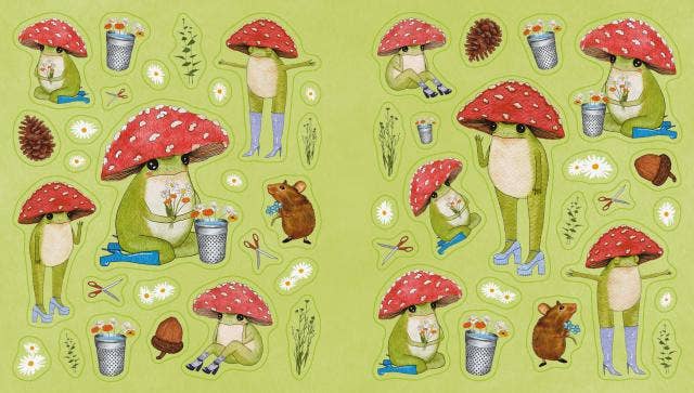 The Little Frog Sticker Book