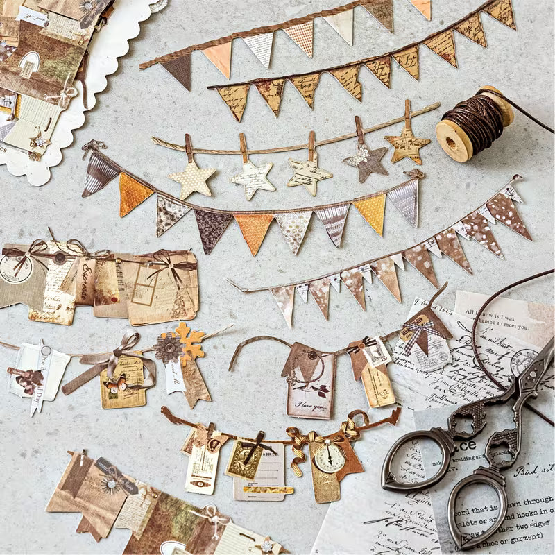 MO CARD Banner Die Cut Stickers