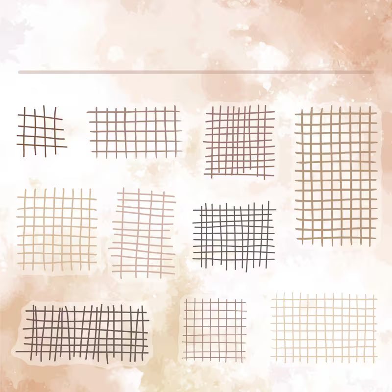 Grid Ryme Stickers