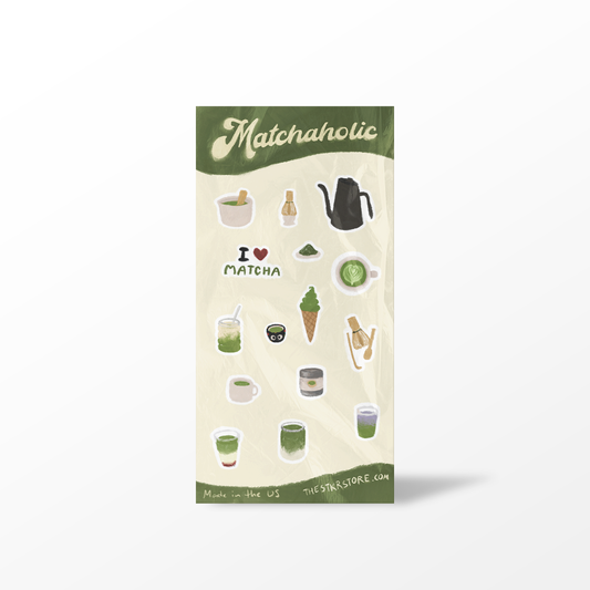 Matchaholic Sticker Sheets