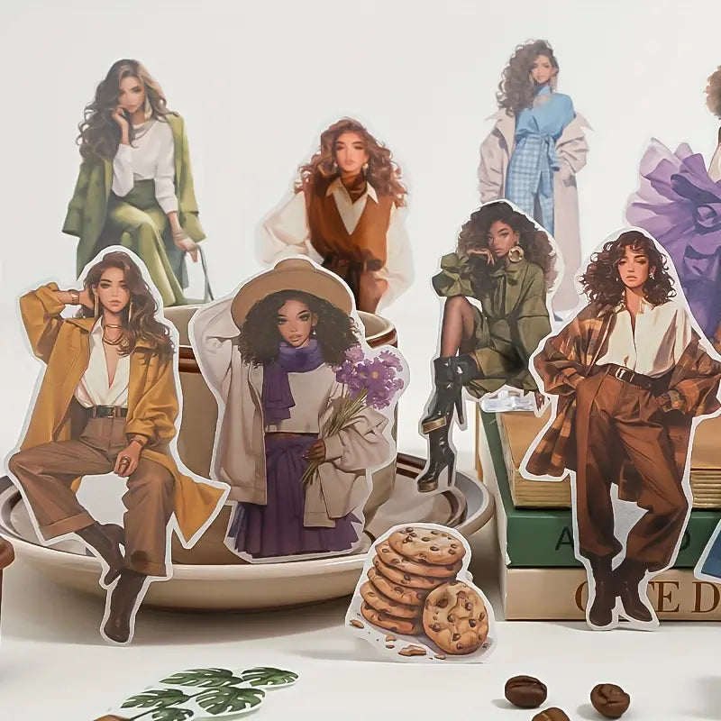 Leisure Time Coffee Sticker Book