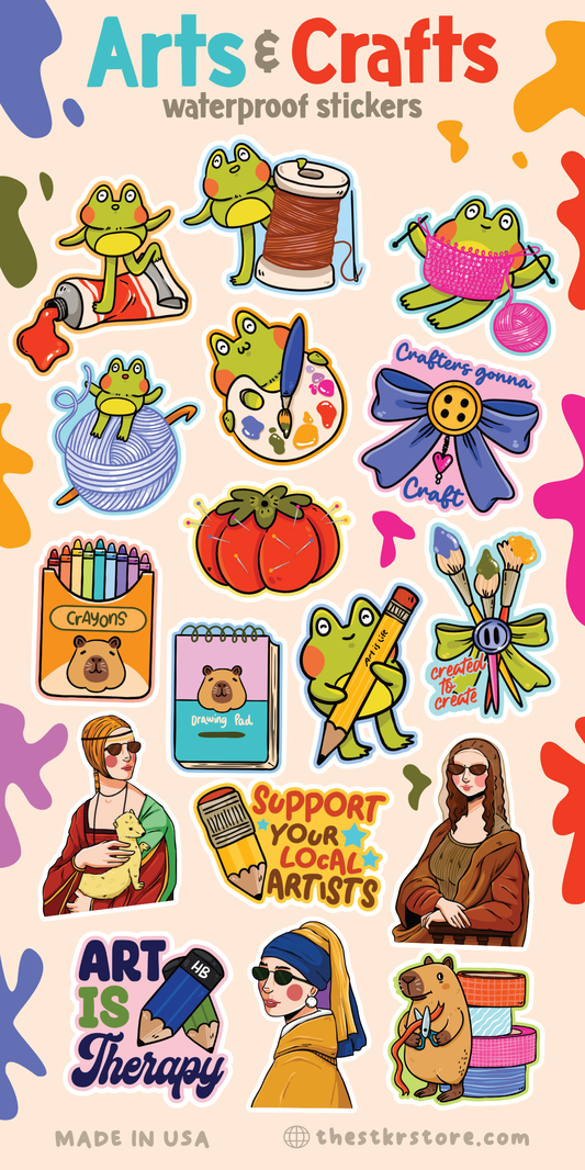 Arts & Crafts Sticker Sheets
