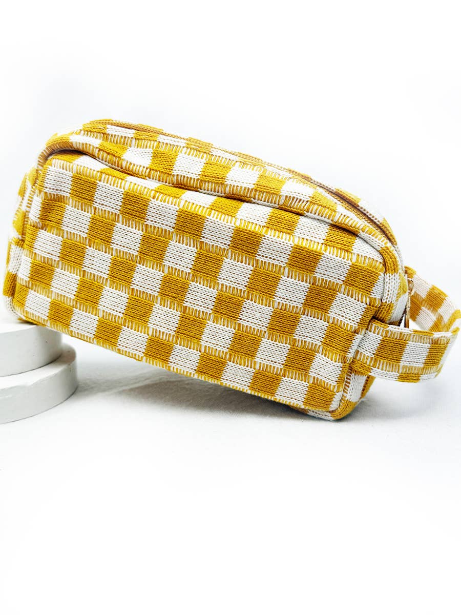 Checkered Pencil Pouch