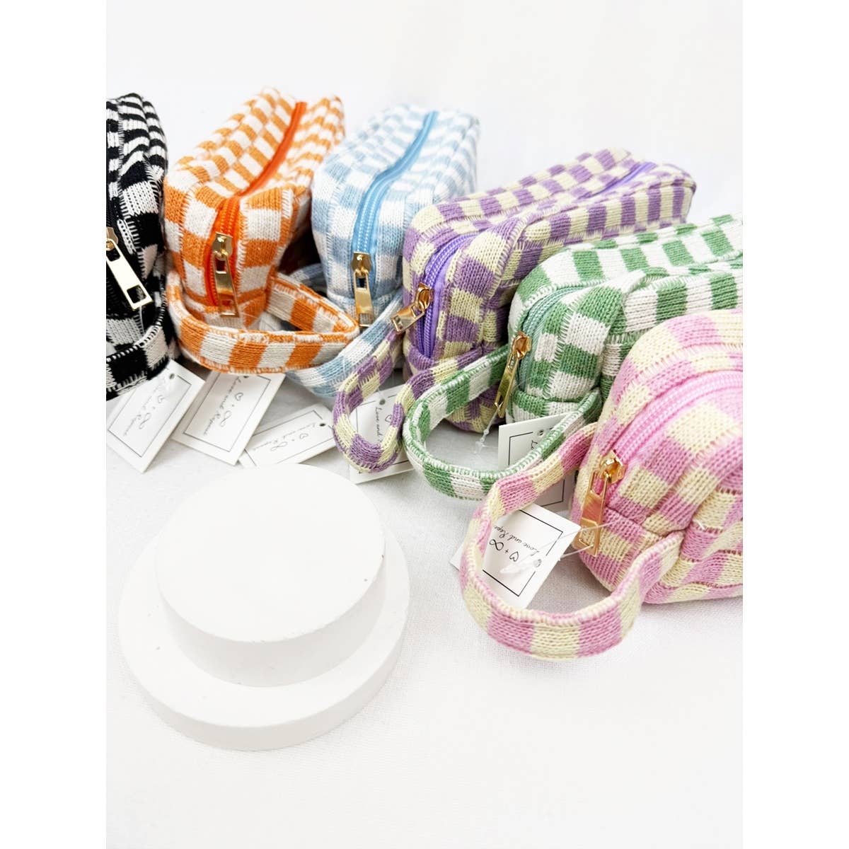 Checkered Pencil Pouch